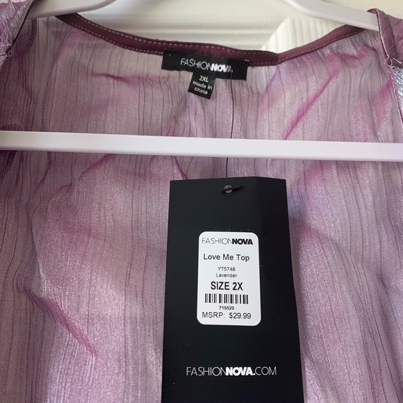 Fashion Nova Wrap Top *NWT* - Picture 2 of 4